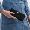 Portofel subțire Essential cu fermoar tip acordeon