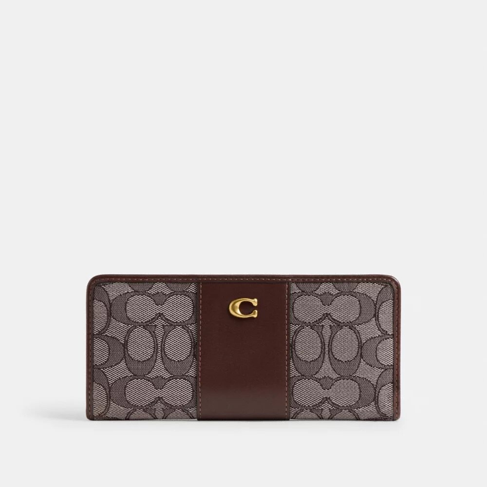 Portofel subțire Essential din Jacquard semnătura