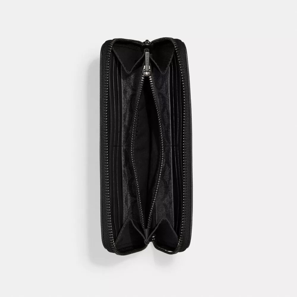 Portofel tip acordeon cu interior din Signature Canvas