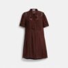 Rochie-cămășă cu imprimeu