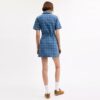 Rochie din denim semnată, din bumbac organic