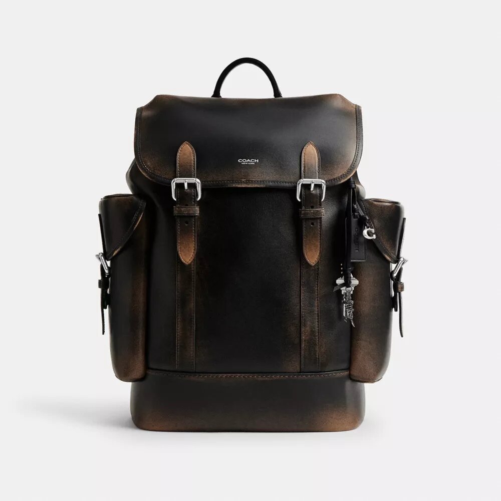 Rucsac Hitch din piele patinată
