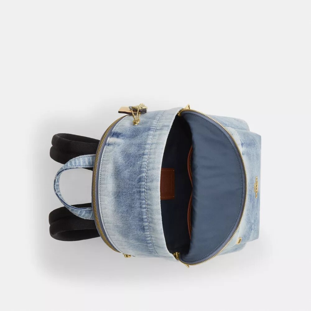 Rucsac mic Taylor din denim „Loved”