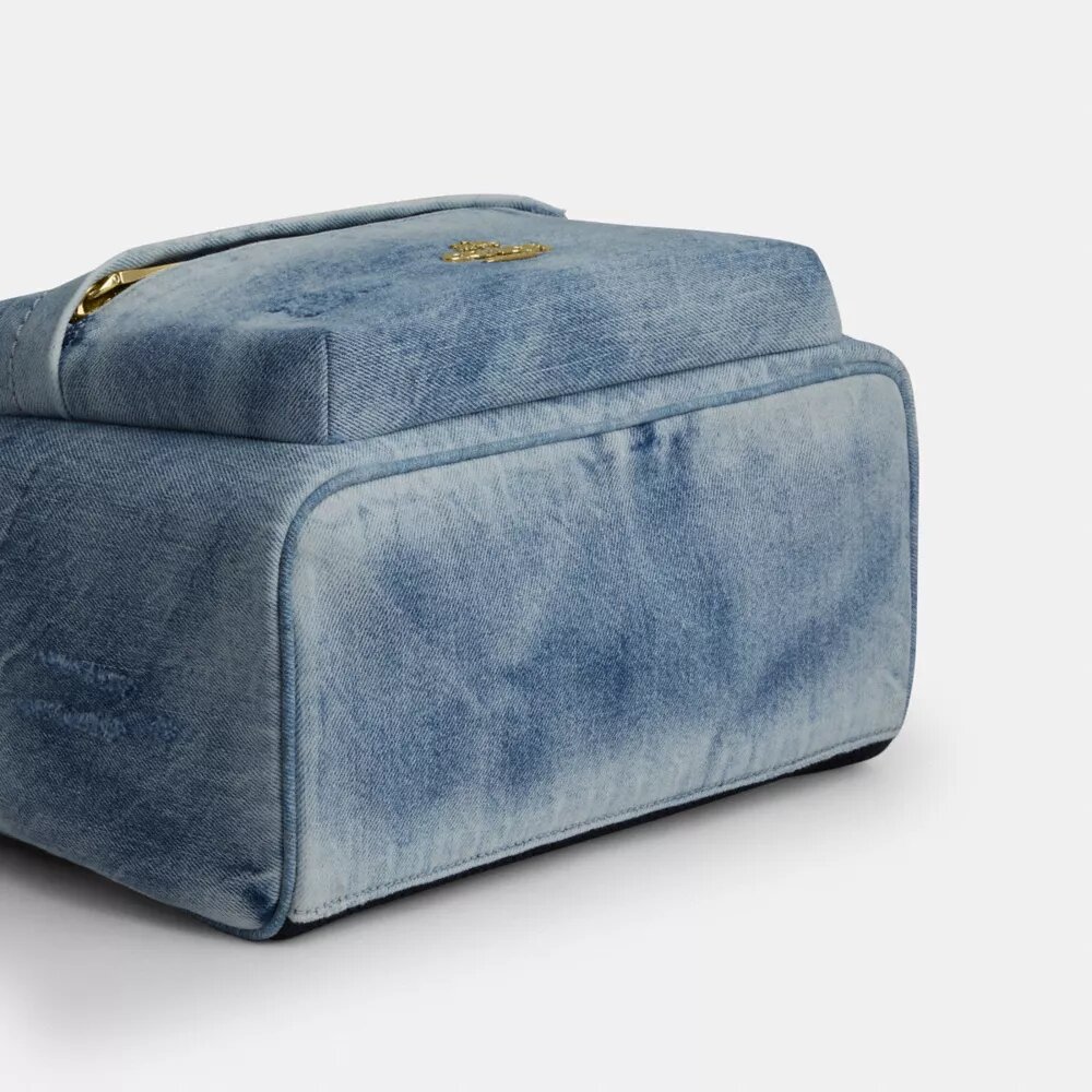 Rucsac mic Taylor din denim „Loved”