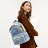 Rucsac mic Taylor din denim „Loved”