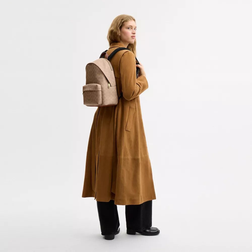 Rucsac mic Taylor din Signature Canvas