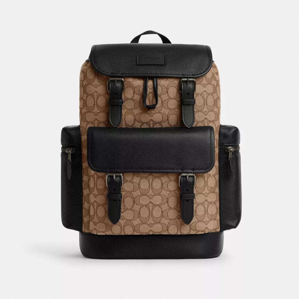 Rucsac Sprint din țesătură Jacquard semnată