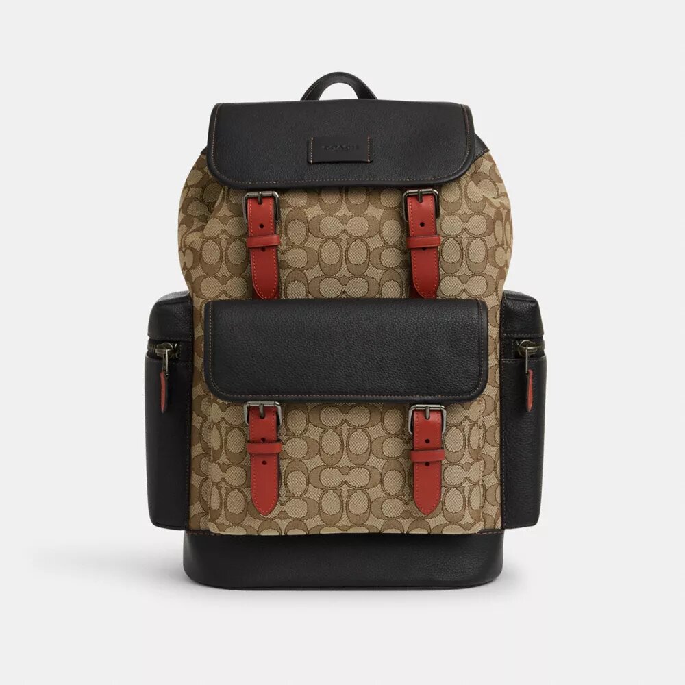 Rucsac Sprint din țesătură Jacquard semnată