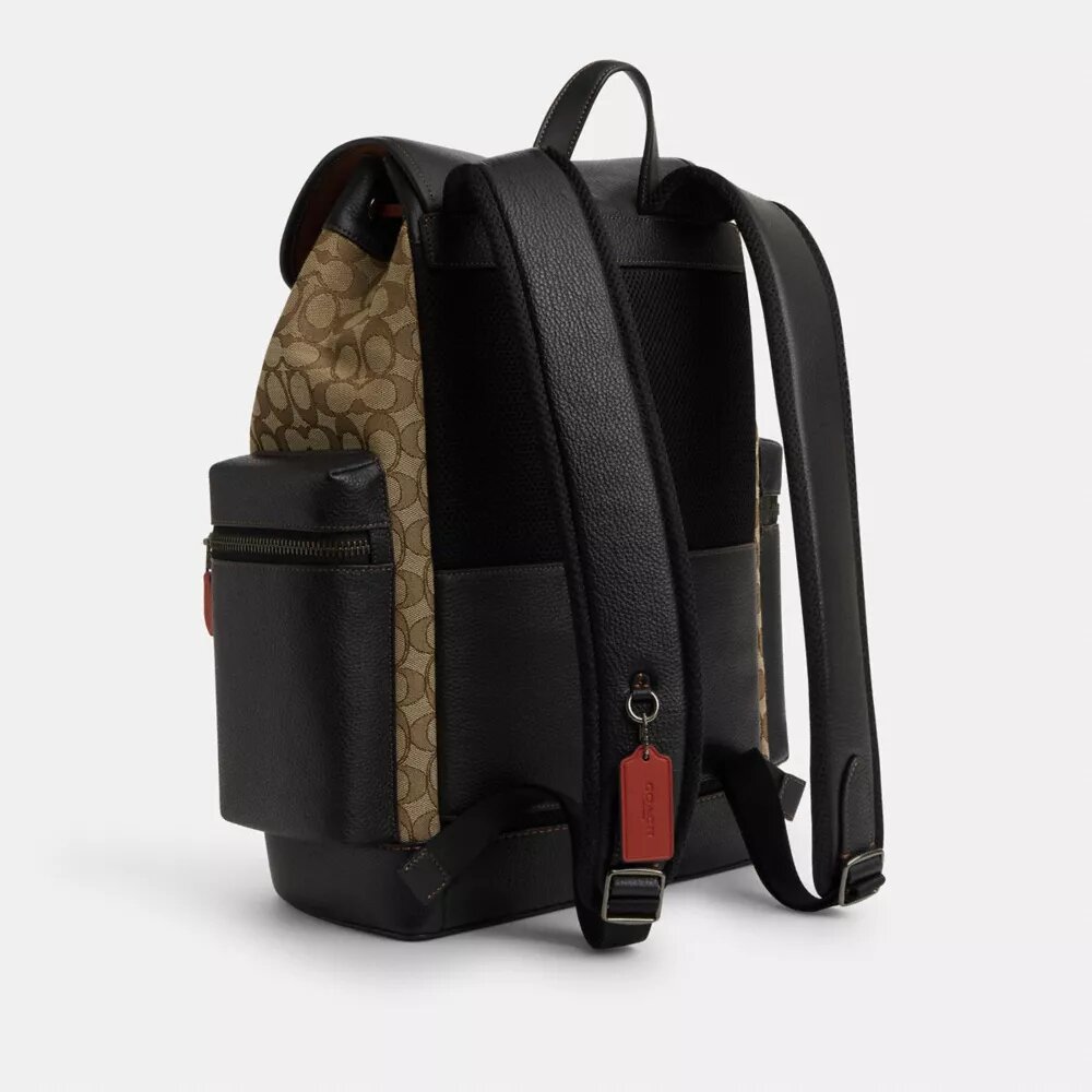 Rucsac Sprint din țesătură Jacquard semnată