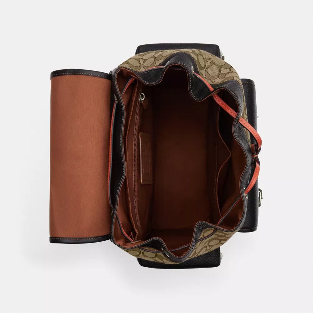 Rucsac Sprint din țesătură Jacquard semnată