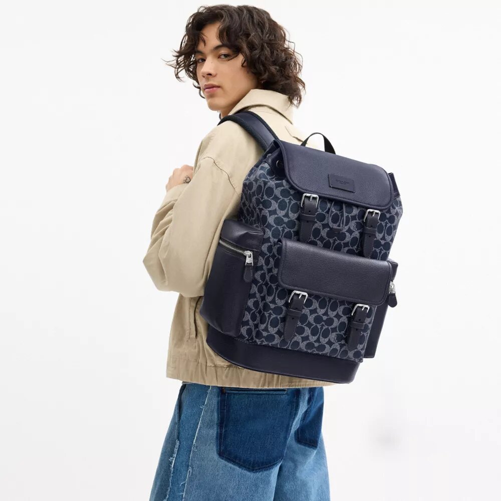 Rucsac Sprint din Signature Canvas cu blocuri de culoare