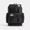 Rucsac Sprint din Signature Canvas cu patch-uri