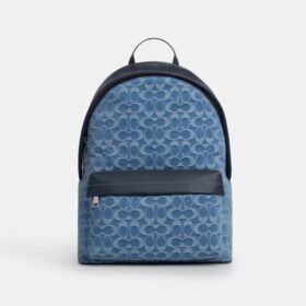 Rucsac Taylor din denim semnătură