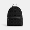 Rucsac Taylor din denim semnătură