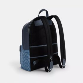 Rucsac Taylor din denim semnătură