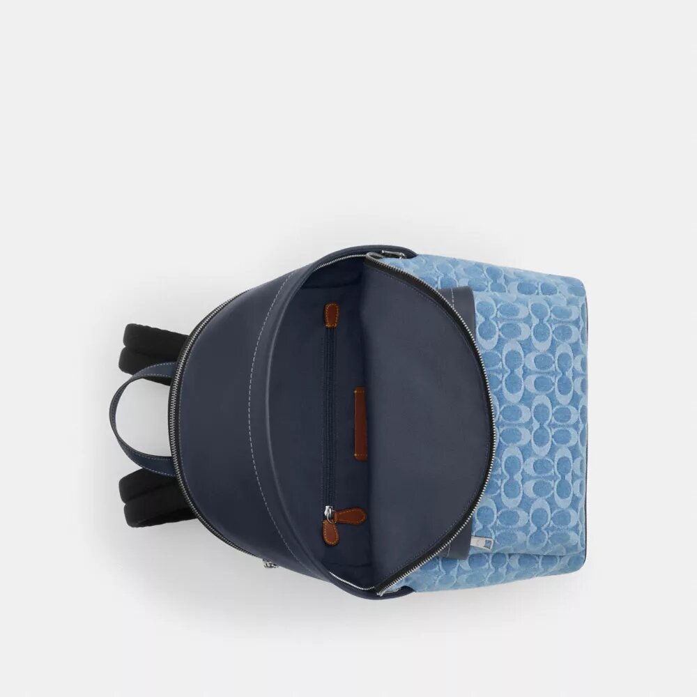 Rucsac Taylor din denim semnătură