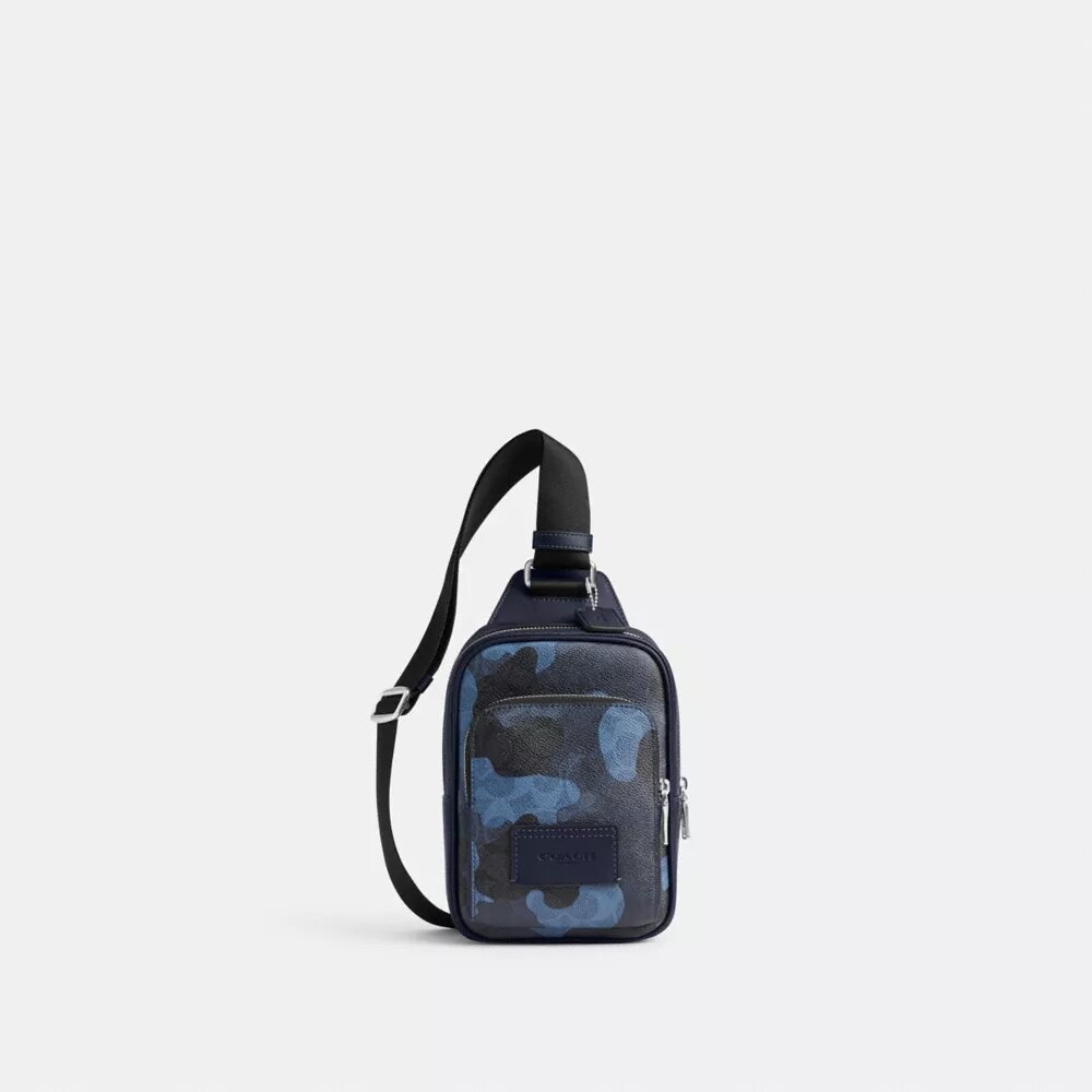 Rucsac tip sling Racer cu imprimeu camuflaj Signature