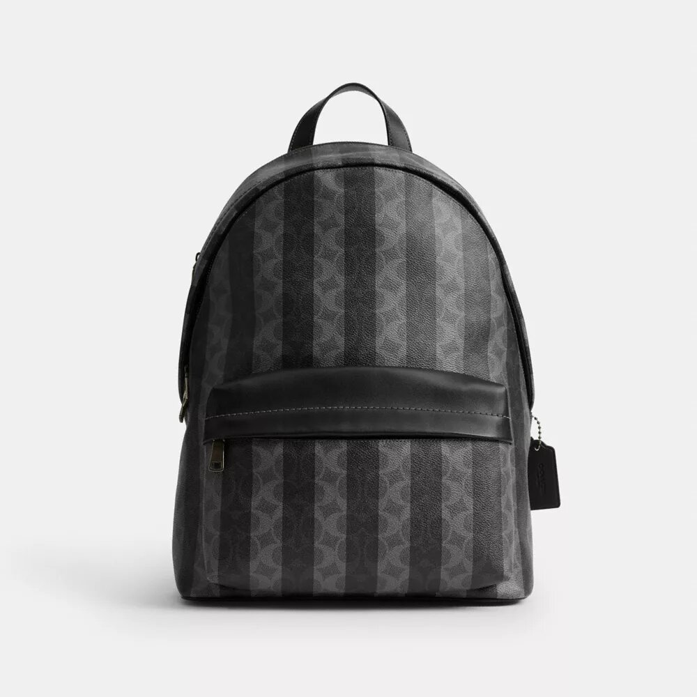 Rucsacul Taylor din Signature Canvas cu dungi