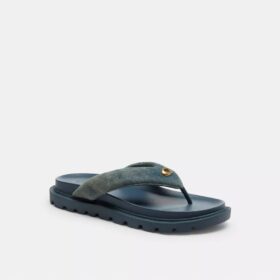 Sandale Brynn cu baretă din denim „Loved”