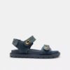 Sandale Brynn din denim „Loved”