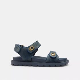 Sandale Brynn din denim „Loved”