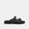 Sandale cu barete din jacquard caracteristic