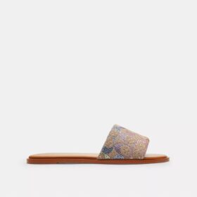 Sandale Holly din jacquard cu cristale, modelul nostru caracteristic