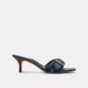 Sandale Margot cu patchwork din denim caracteristic