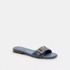 Sandale Margot din denim cu cristale
