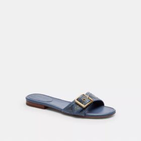 Sandale Margot din denim cu cristale