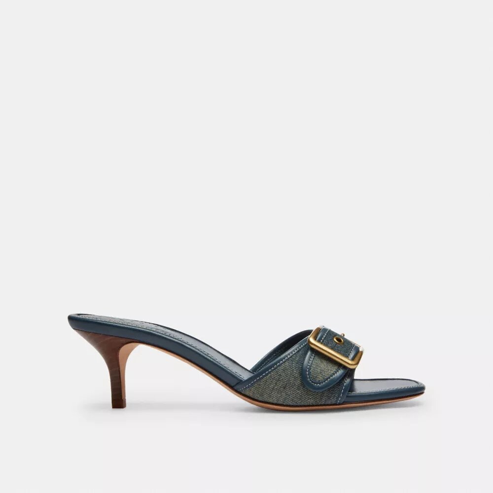 Sandale Margot din denim uzat