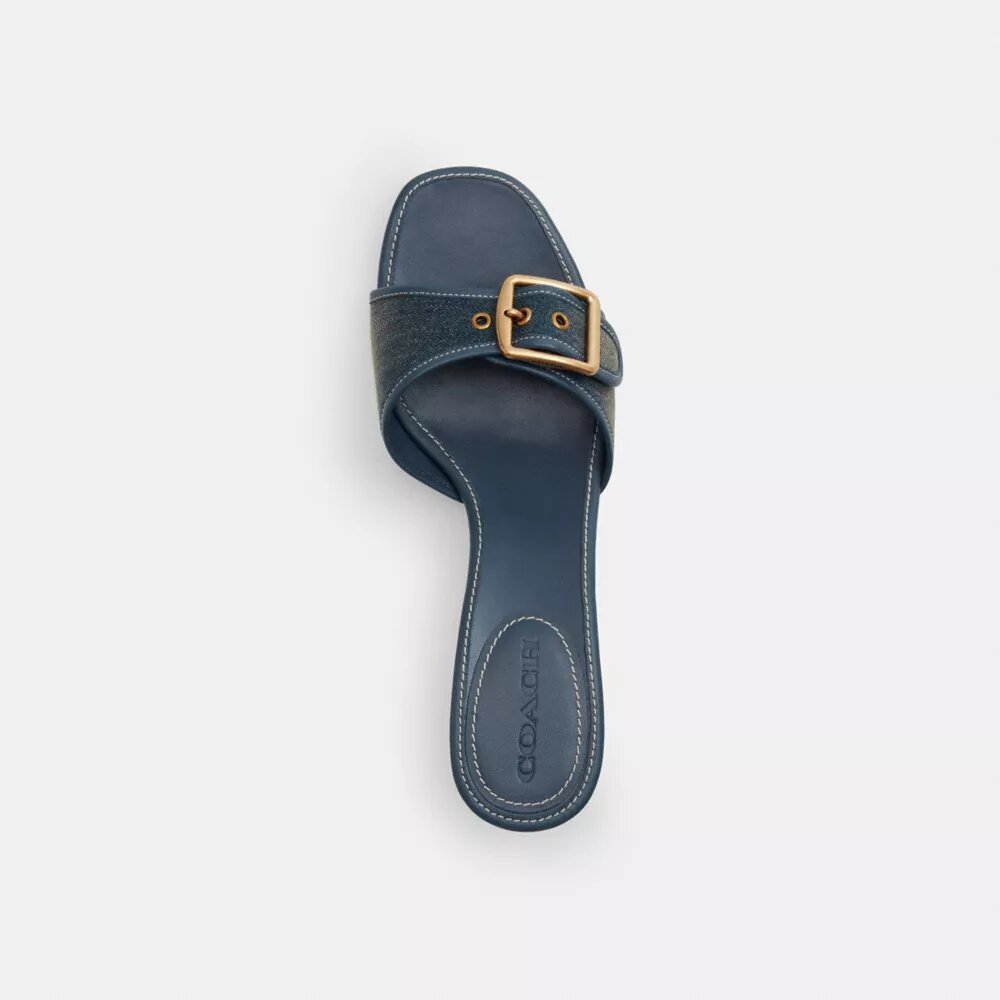 Sandale Margot din denim uzat