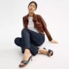 Sandale Margot din denim uzat