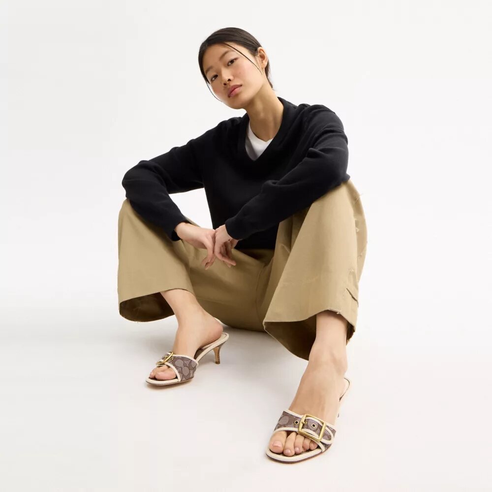 Sandale Margot din jacquard semnătura