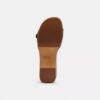 Sandale Margot din lemn cu jacquard caracteristic