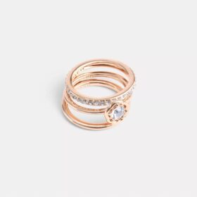 Set de inele Halo Tea Rose