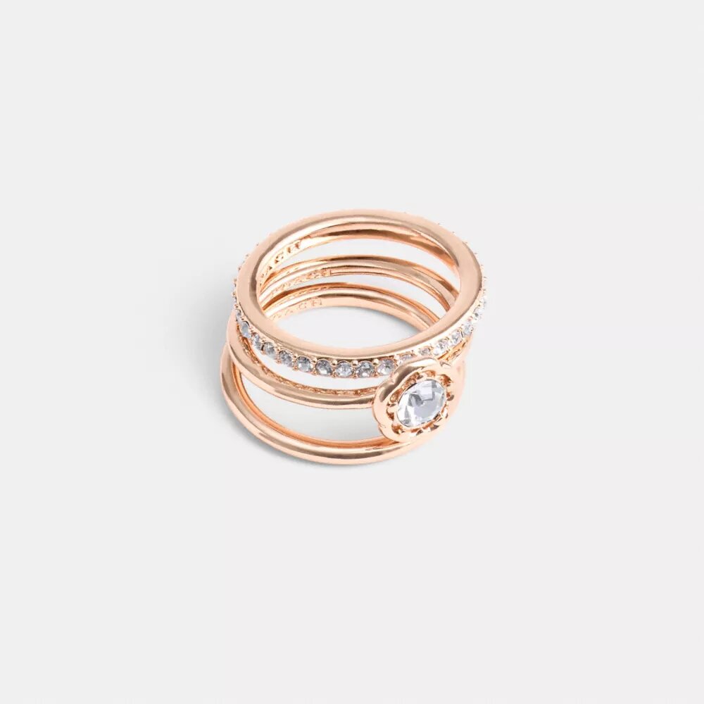 Set de inele Halo Tea Rose