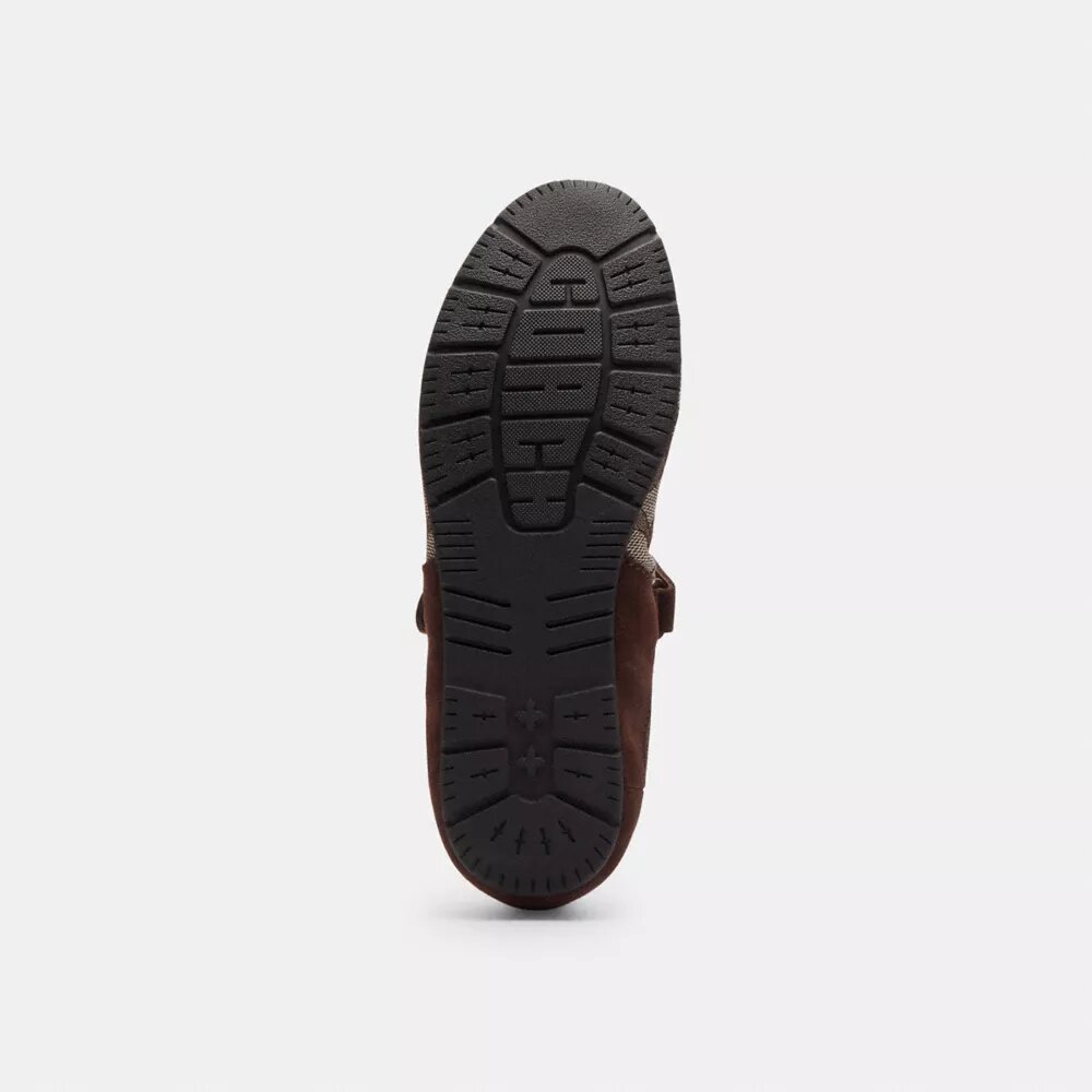 Sneakerși Mary Jane din jacquard semnătura