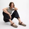 Sneakerși Mary Jane din jacquard semnătura
