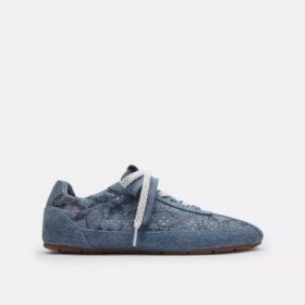 Sneakerși moi din denim caracteristic