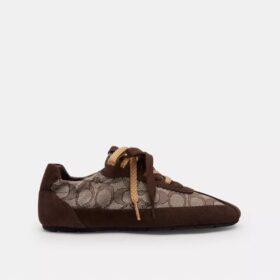 Sneakerși moi din jacquard caracteristic