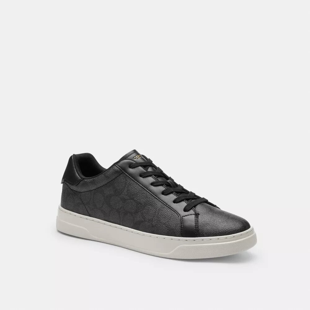 Sneakerși înalți din Signature Canvas