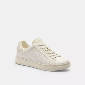 Sneakerși înalți din Signature Canvas