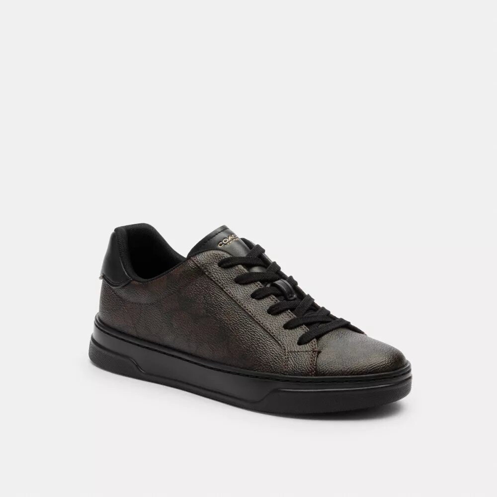 Sneakerși înalți din Signature Canvas