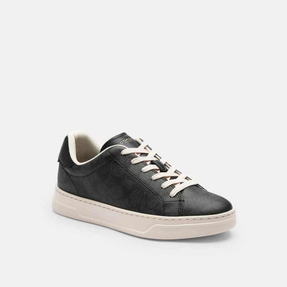 Sneakerși înalți din Signature Canvas