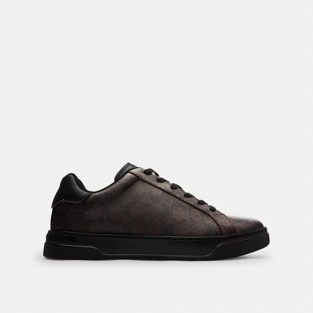 Sneakerși înalți din Signature Canvas