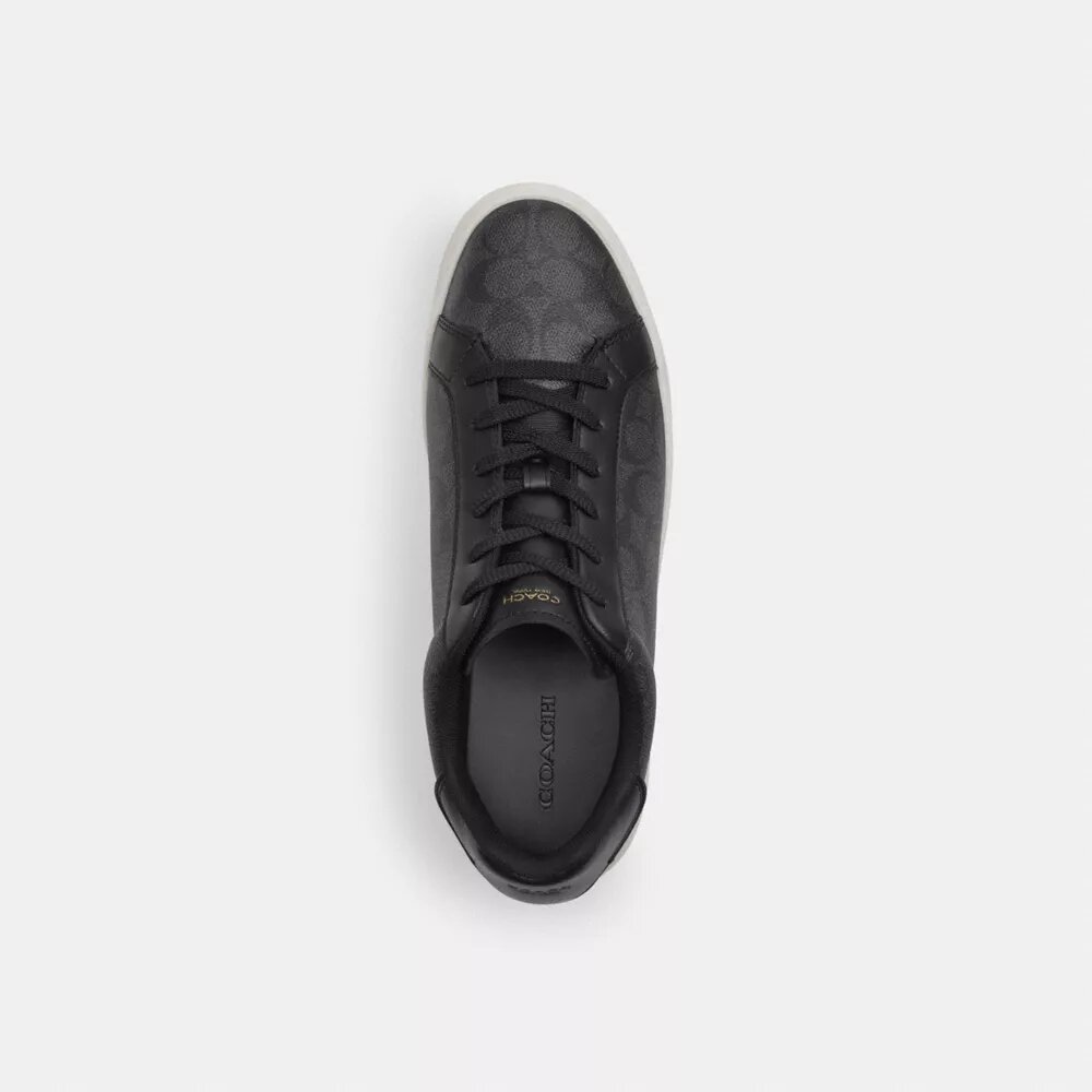 Sneakerși înalți din Signature Canvas
