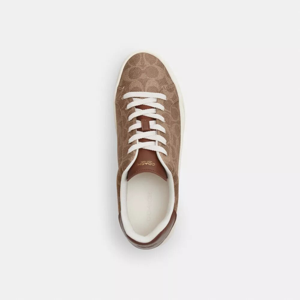Sneakerși înalți din Signature Canvas