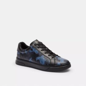 Sneakerși înalți din Signature Canvas cu imprimeu camuflaj