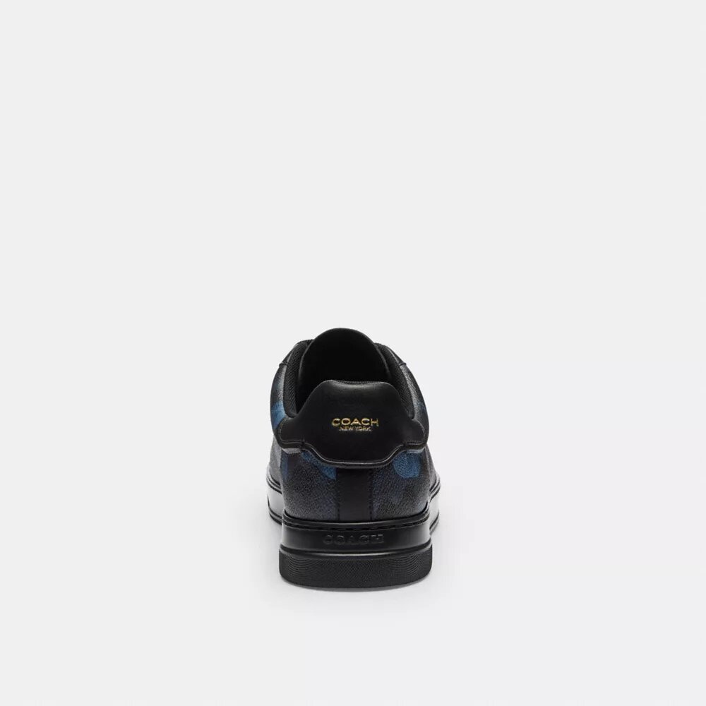 Sneakerși înalți din Signature Canvas cu imprimeu camuflaj